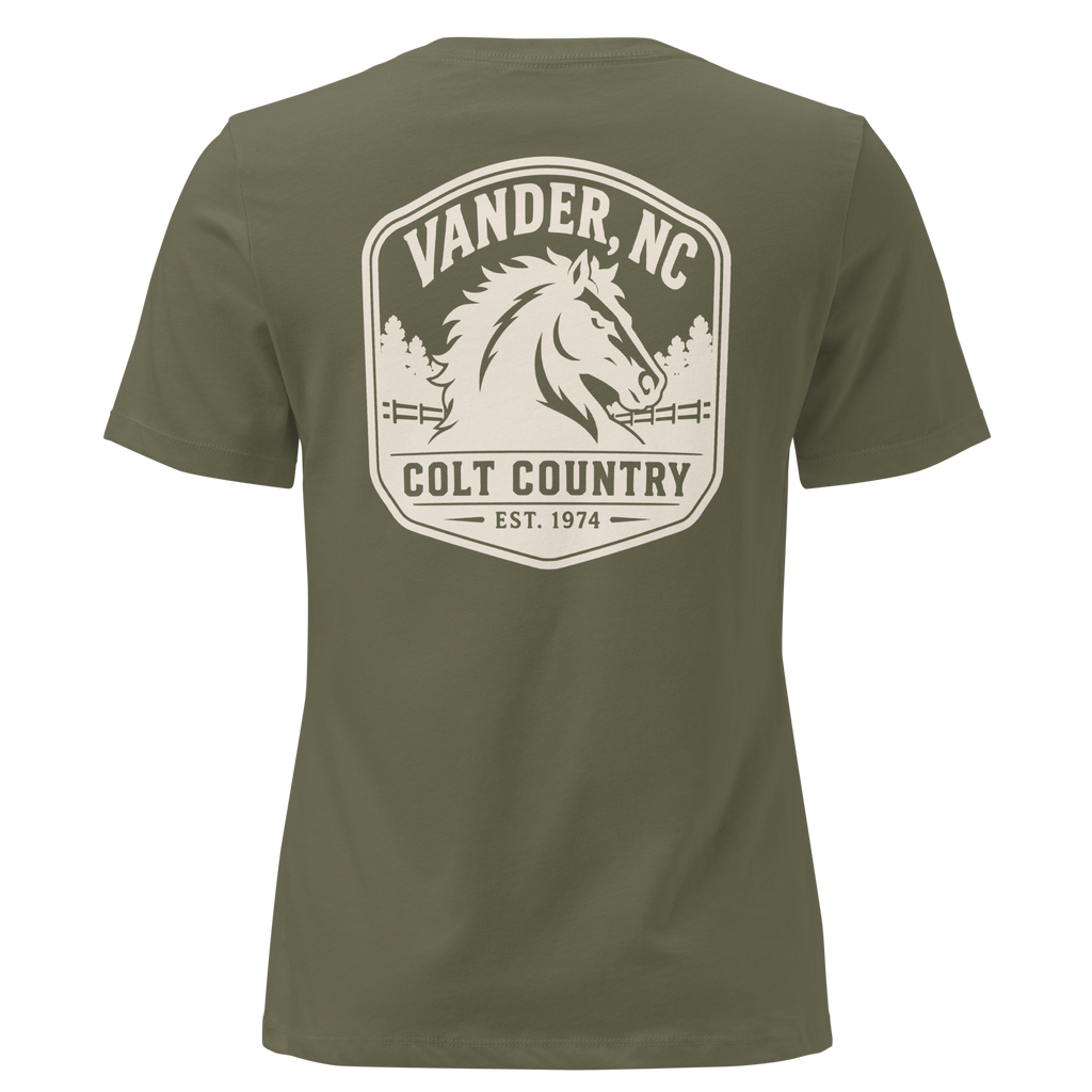 Vander NC - Colt Country- Women's Relaxed T-Shirt