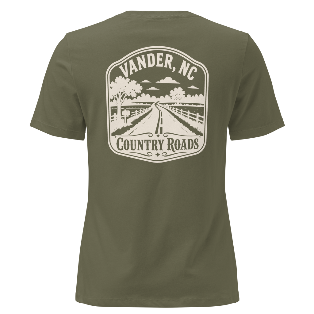 Vander NC - Country Roads- Women's Relaxed T-Shirt