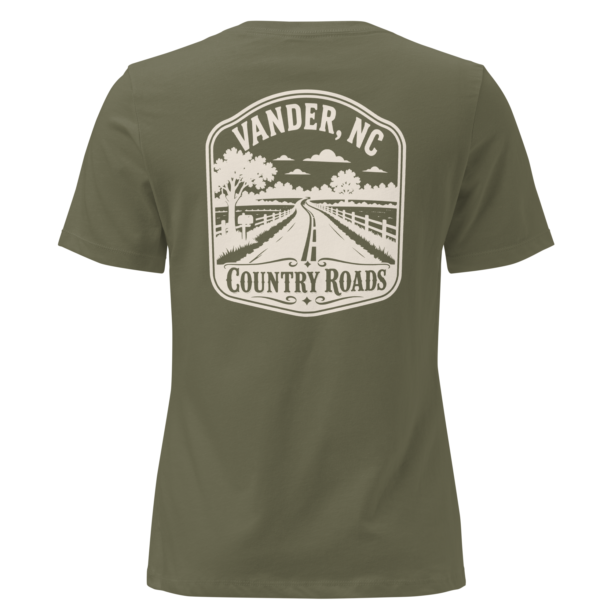 Vander NC - Country Roads- Women's Relaxed T-Shirt