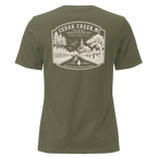 Cedar Creek, NC - Rooted In Faith - Women's Relaxed T-Shirt