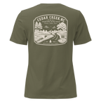 Cedar Creek, NC - The Back Roads - Women's Relaxed T-Shirt