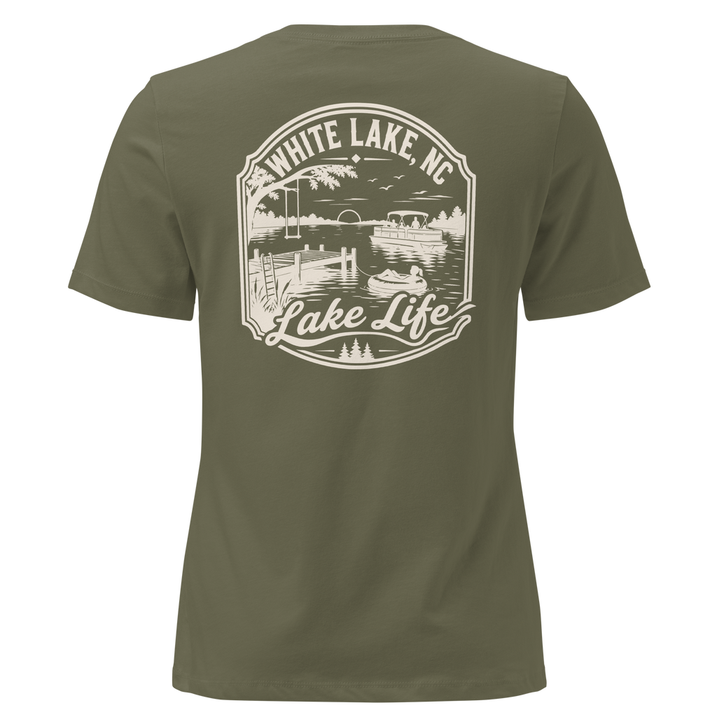 White Lake NC - Lake Life- Women's Relaxed T-Shirt
