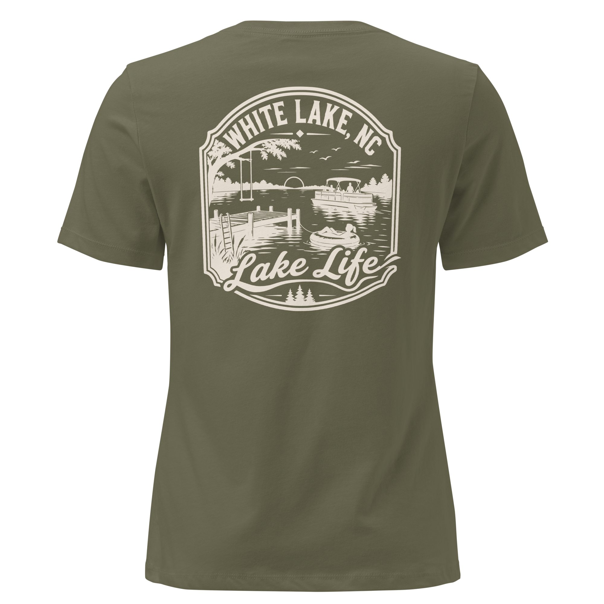 White Lake NC - Lake Life- Women's Relaxed T-Shirt