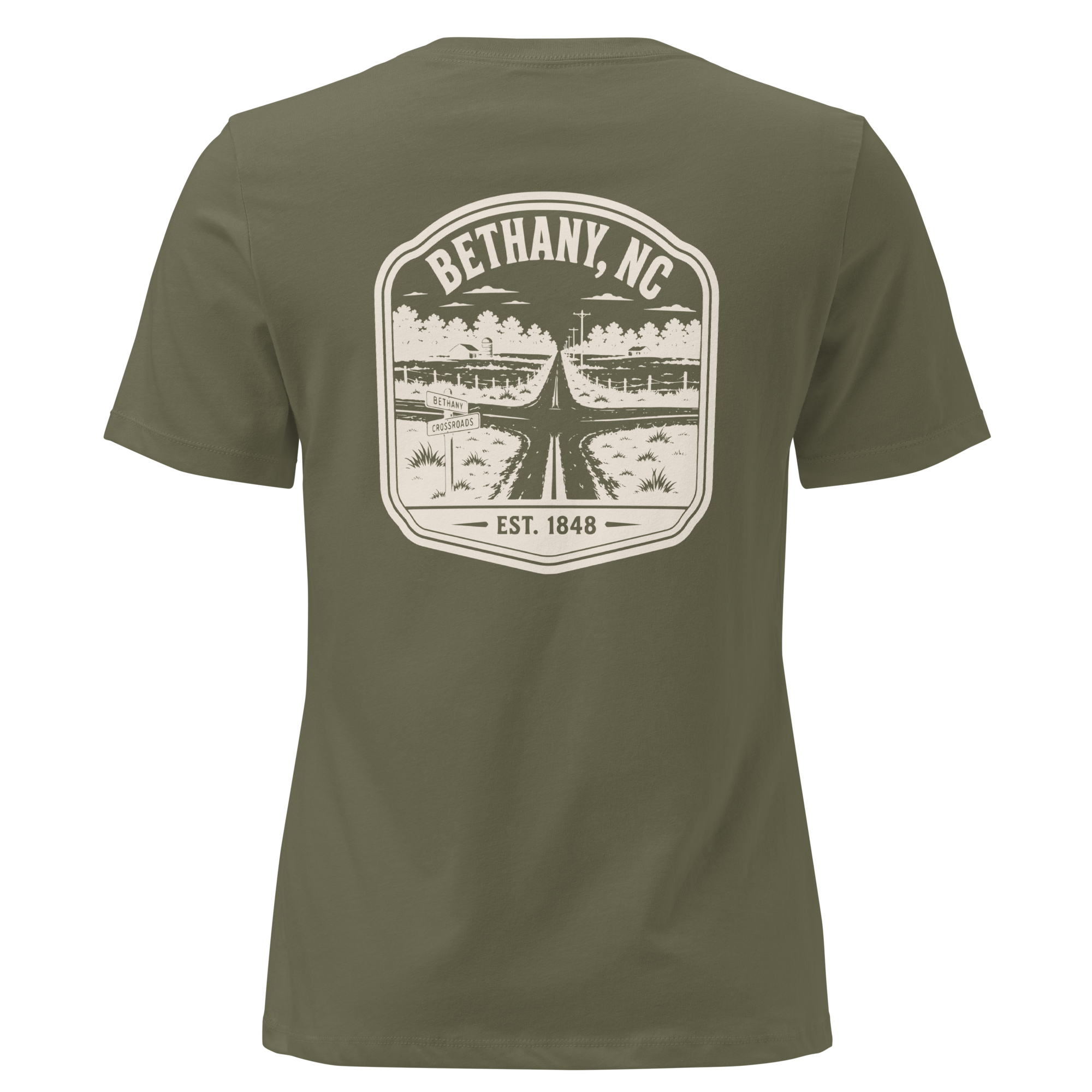 Bethany NC - Bethany Crossroads - Women's Relaxed T-Shirt