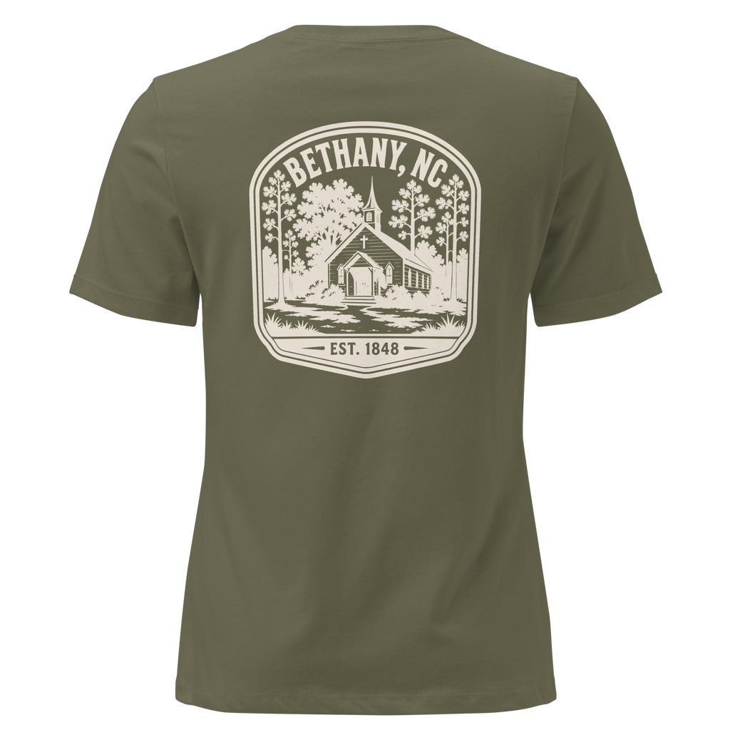 Bethany NC - Faith Heritage- Women's Relaxed T-Shirt