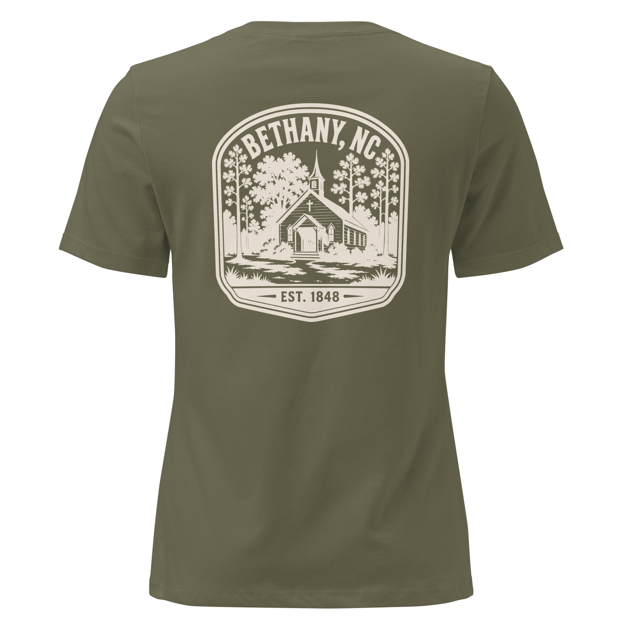 Bethany NC - Faith Heritage- Women's Relaxed T-Shirt