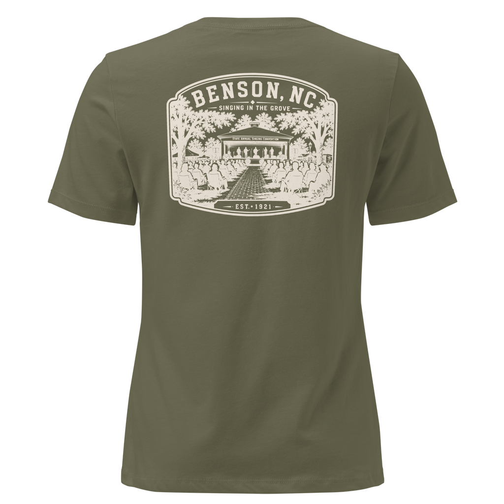 Benson, NC - Singing In The Grove - Women's Relaxed T-Shirt