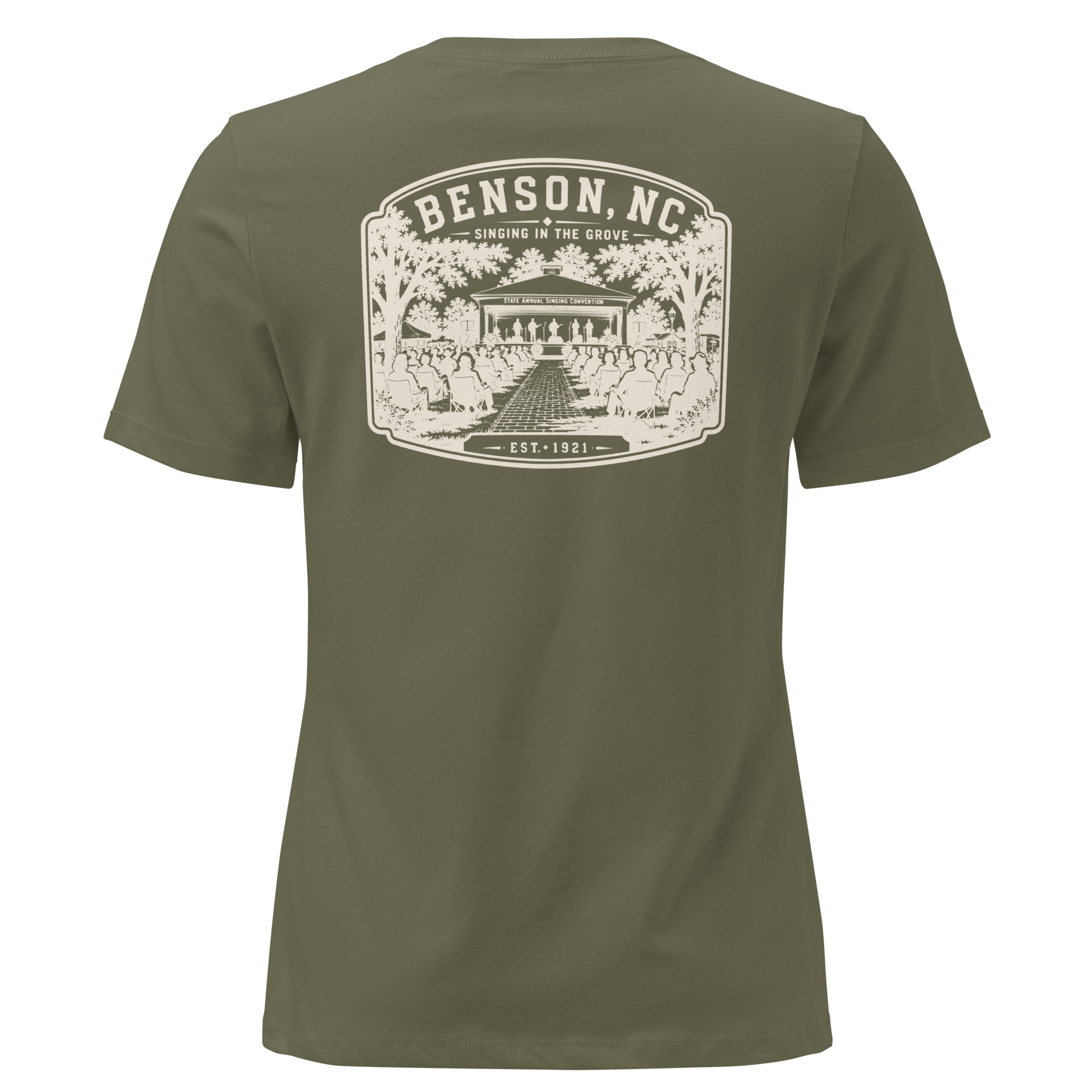 Benson, NC - Singing In The Grove - Women's Relaxed T-Shirt