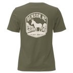 Benson NC - Mule Town - Women's Relaxed T-Shirt