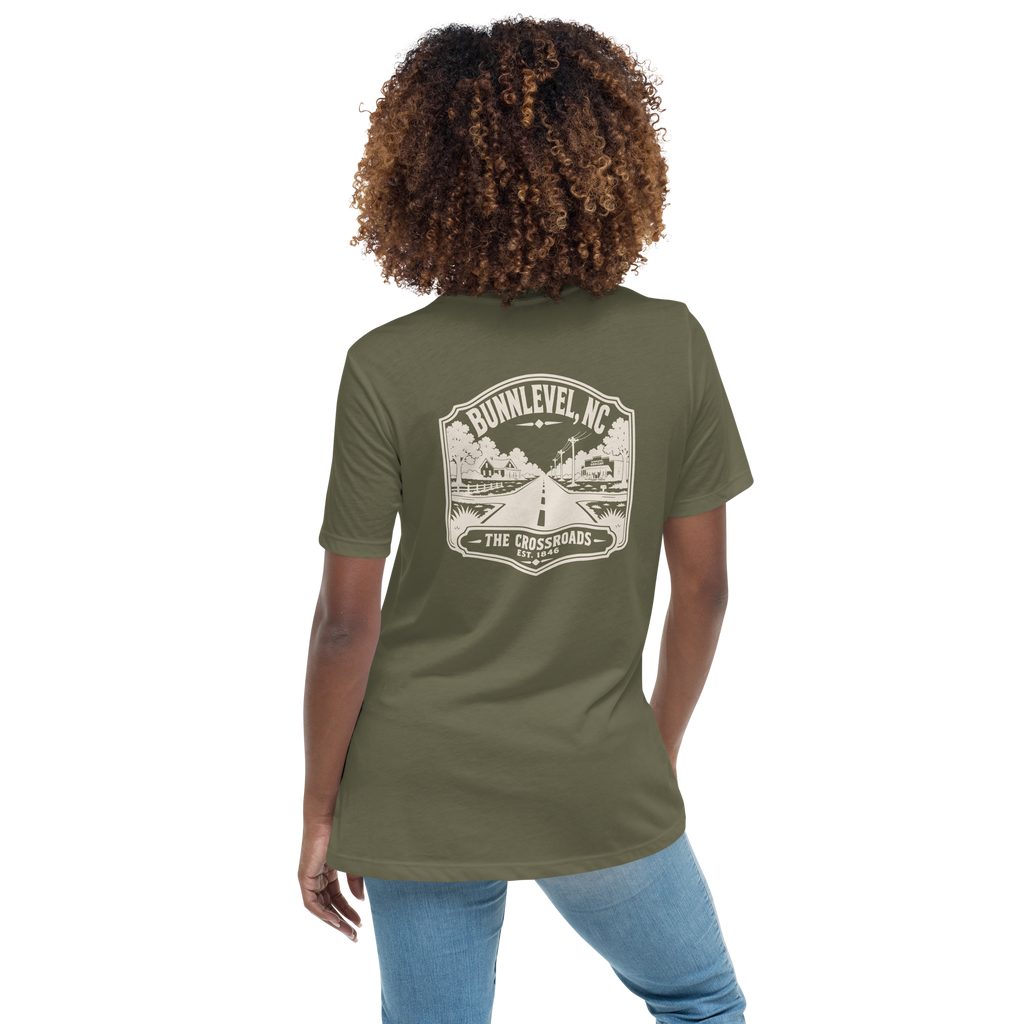 Bunnlevel NC - Crossroads- Women's Relaxed T-Shirt