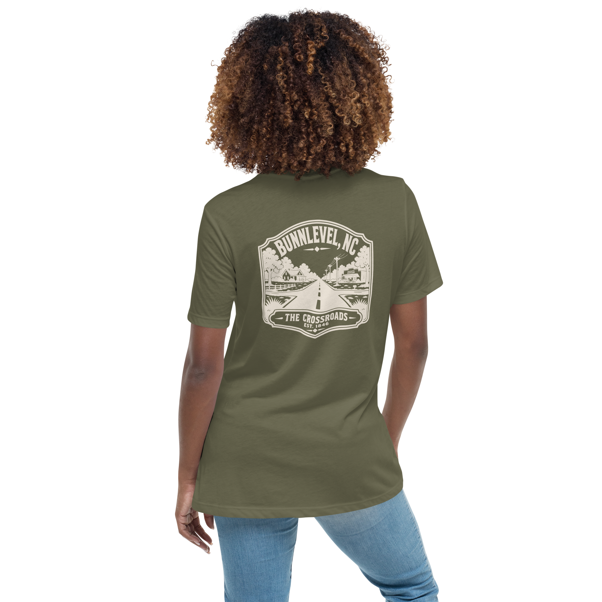 Bunnlevel NC - Crossroads- Women's Relaxed T-Shirt