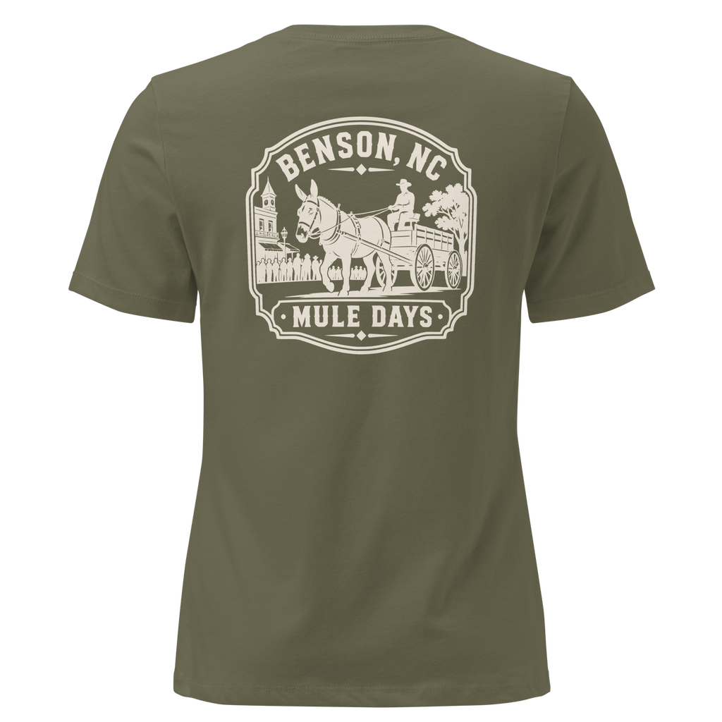Benson NC - Mule Days - Women's Relaxed T-Shirt
