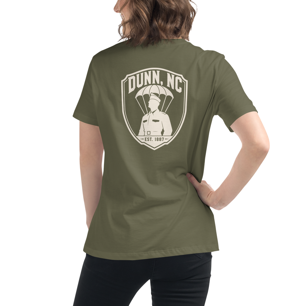 Dunn NC - Gen. Lee Airborne- Women's Relaxed T-Shirt