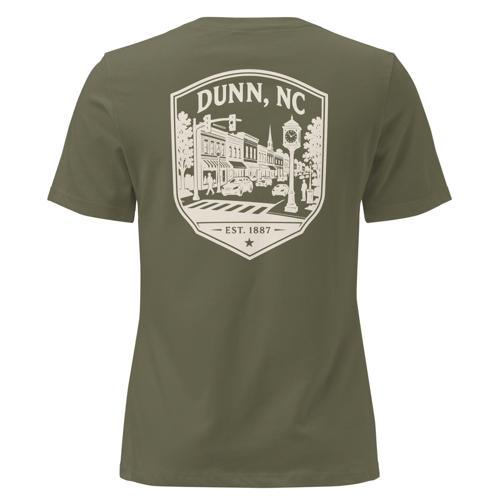 Dunn NC - Downtown- Women's Relaxed T-Shirt