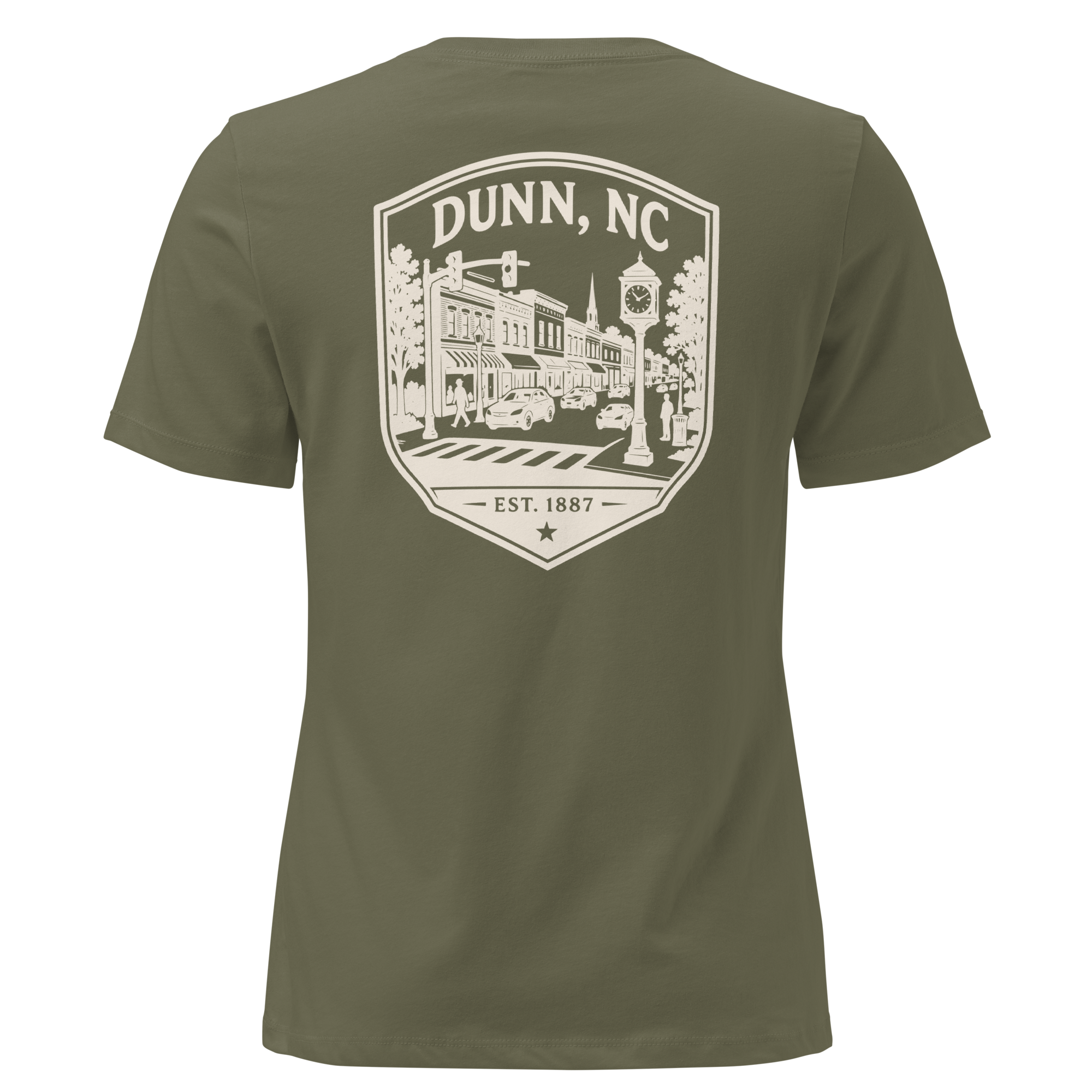 Dunn NC - Downtown- Women's Relaxed T-Shirt