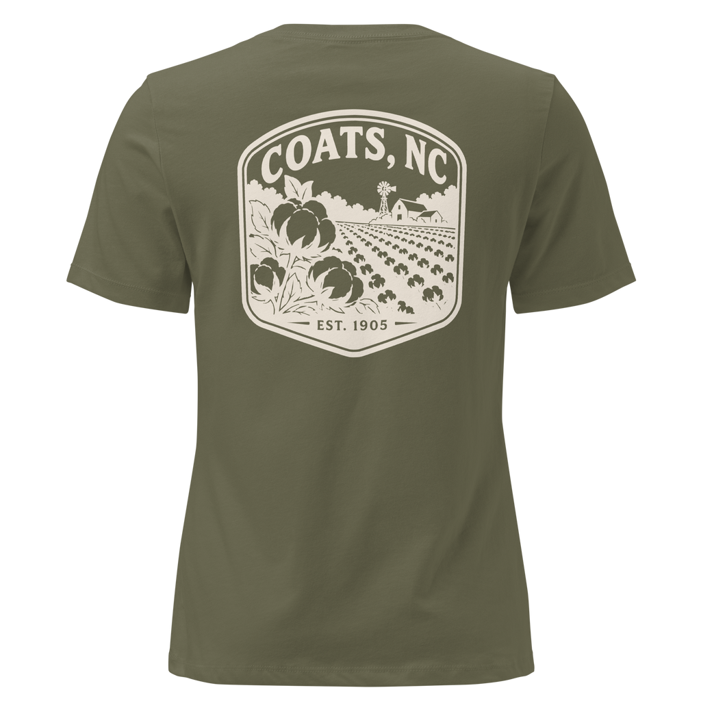 Coats NC - Cotton Farm- Women's Relaxed T-Shirt