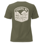 Coats NC - Railroad Town- Women's Relaxed T-Shirt