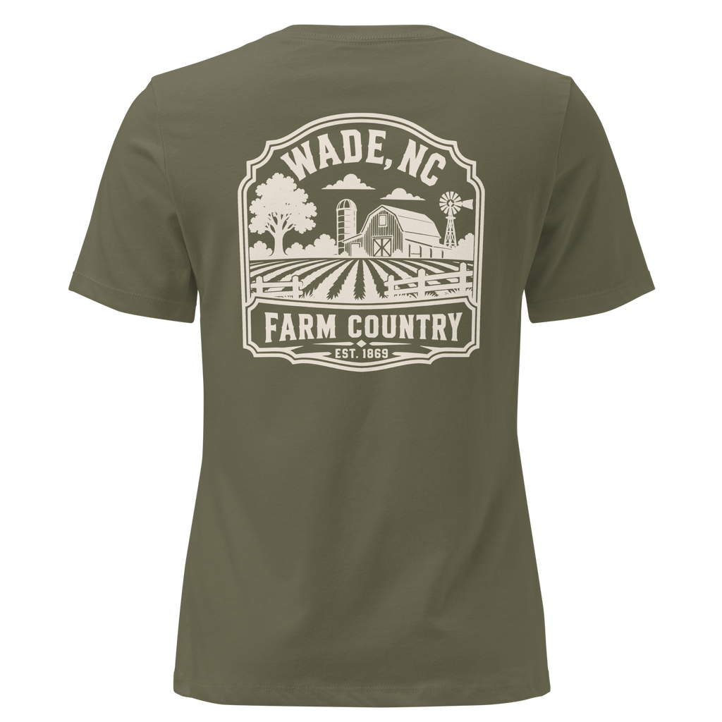 Wade NC - Farm Country- Women's Relaxed T-Shirt