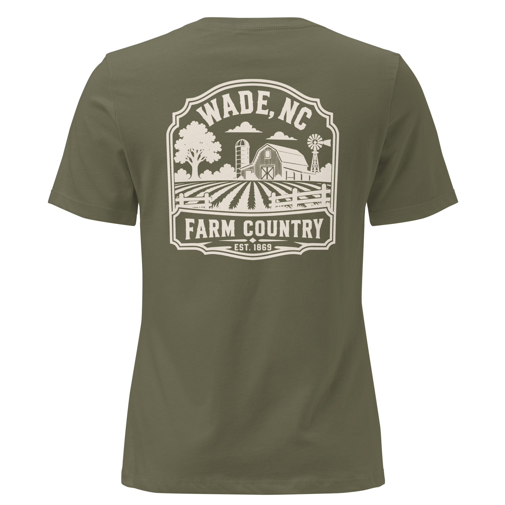 Wade NC - Farm Country- Women's Relaxed T-Shirt