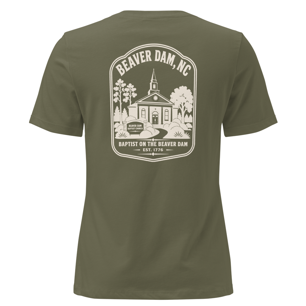 Beaver Dam NC - Baptist on the Beaver Dam- Women's Relaxed T-Shirt