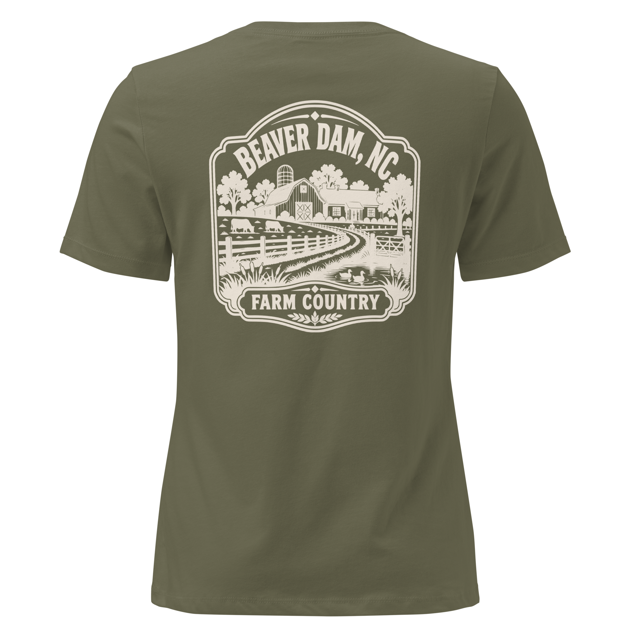 Beaver Dam NC - Farm Country- Women's Relaxed T-Shirt