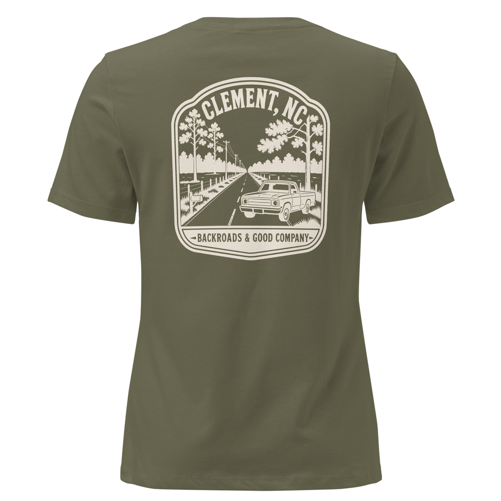 Clement NC - Country Roads- Women's Relaxed T-Shirt