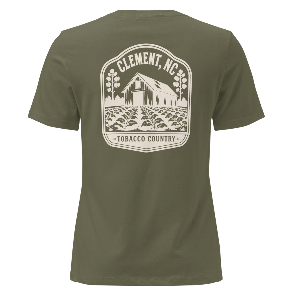Clement NC - Tobacco Country- Women's Relaxed T-Shirt