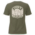 Clinton NC - Dark Horse Country- Women's Relaxed T-Shirt