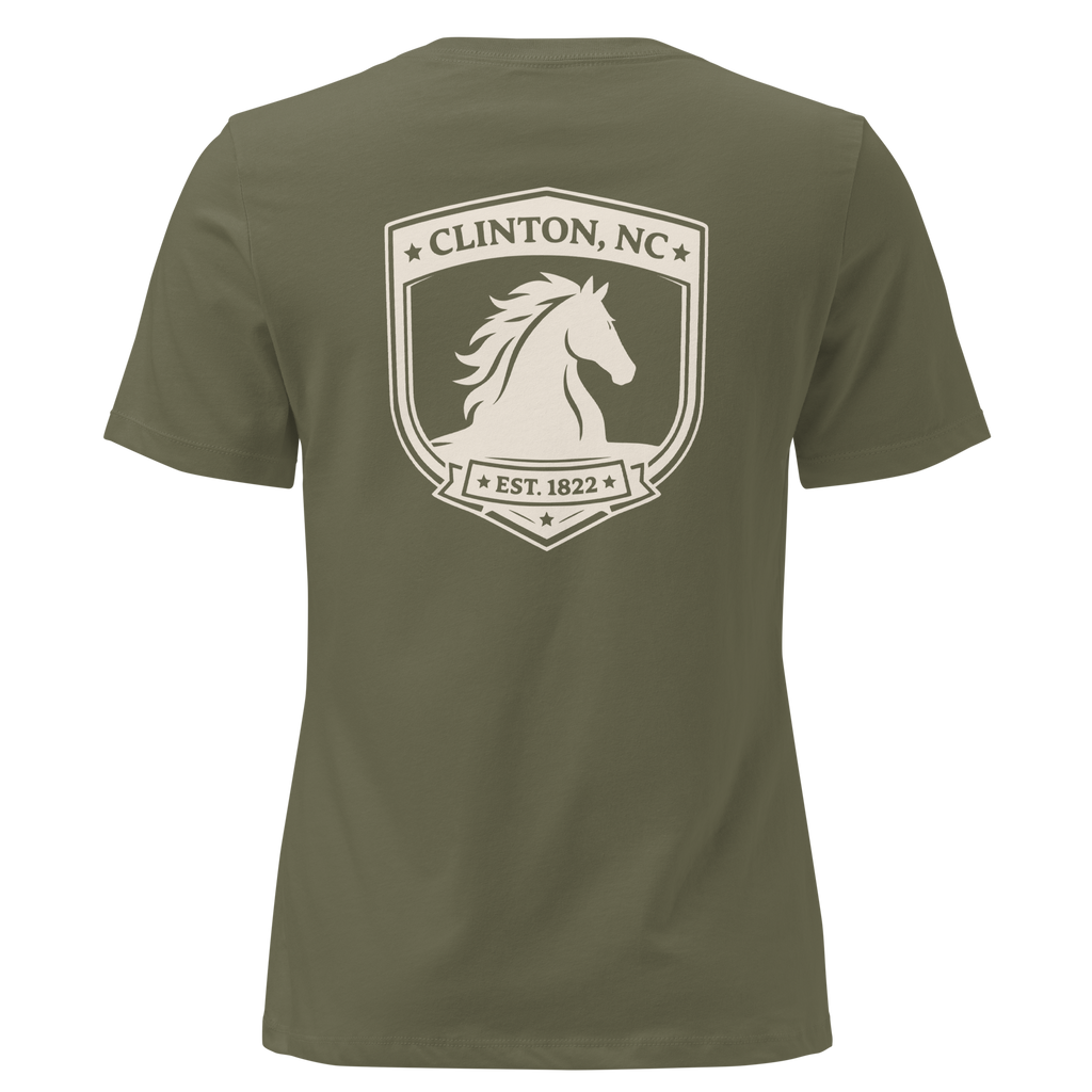 Clinton NC - School Pride- Women's Relaxed T-Shirt