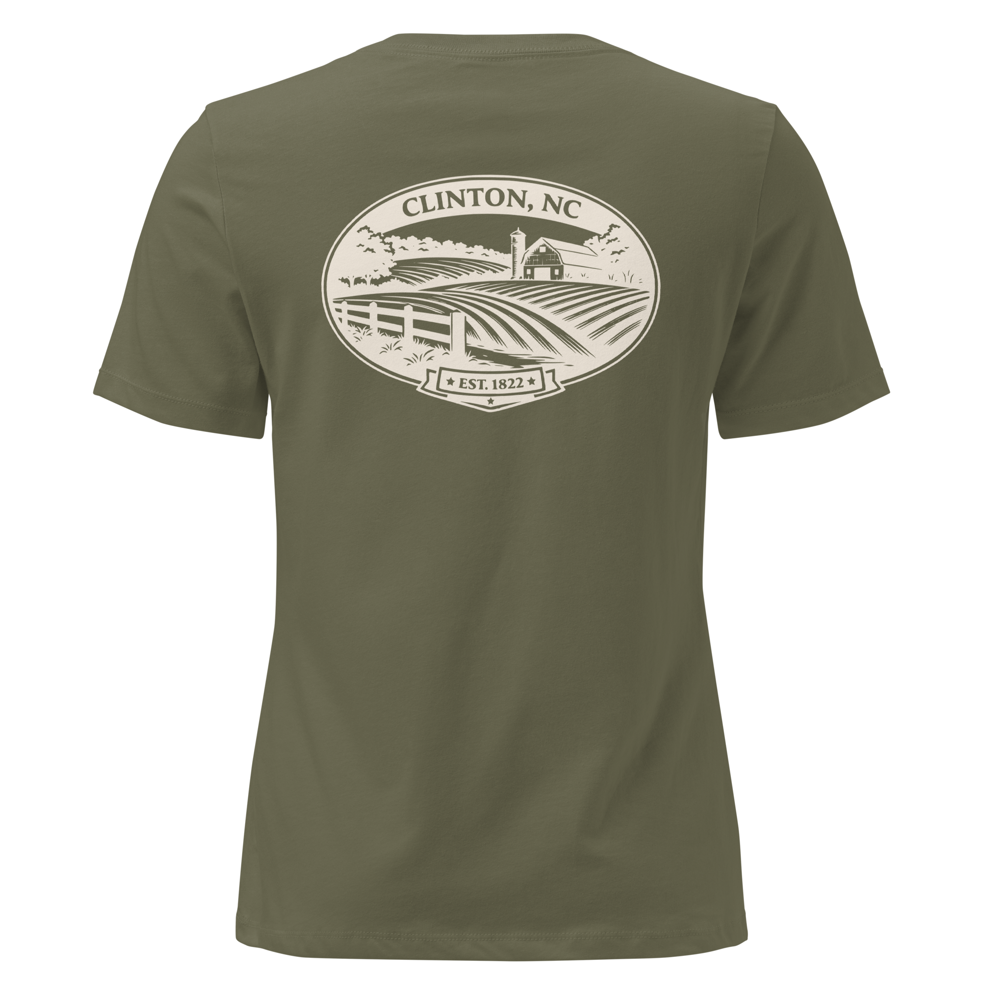 Clinton NC - Farm Heritage- Women's Relaxed T-Shirt