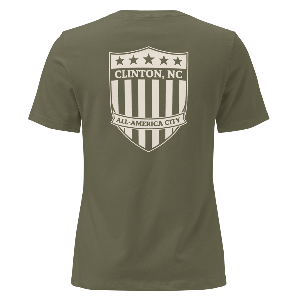 Clinton NC - All American- Women's Relaxed T-Shirt