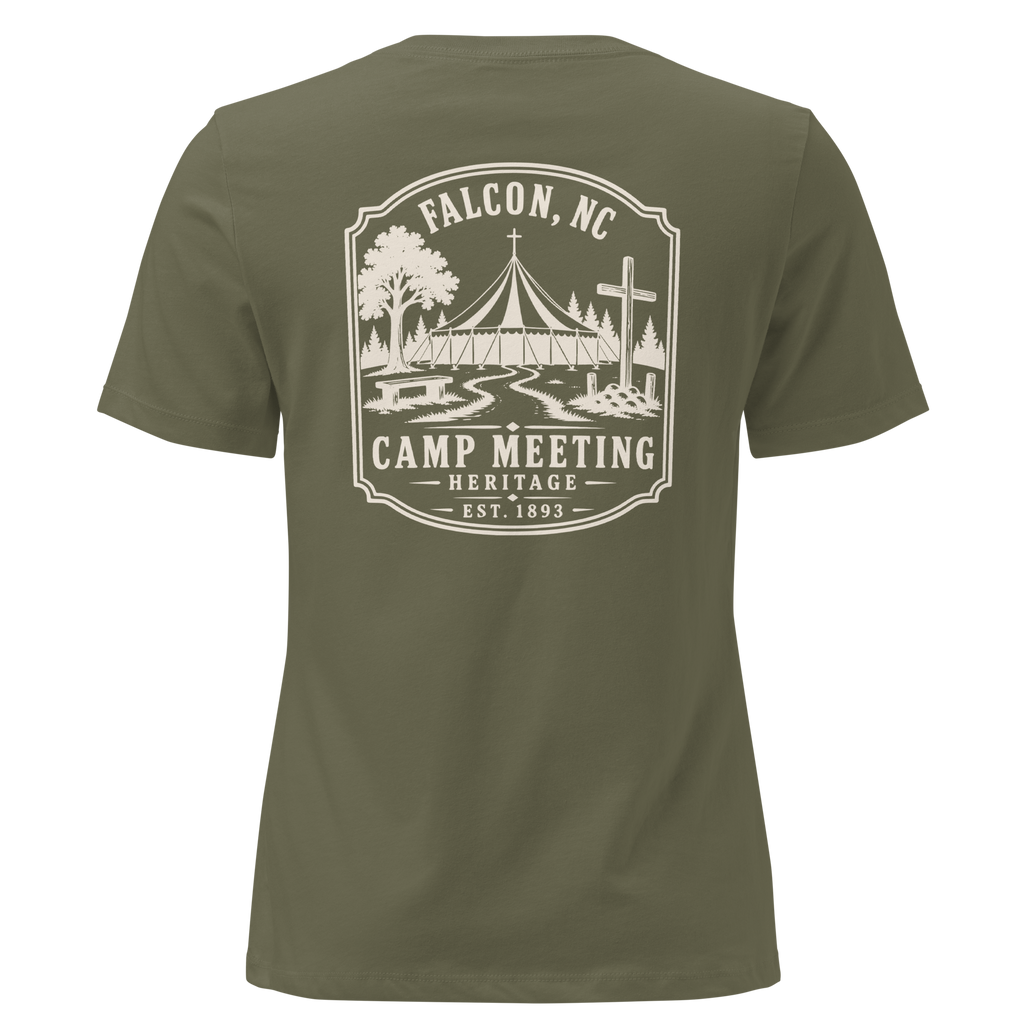 Falcon NC - Camp Meeting- Women's Relaxed T-Shirt