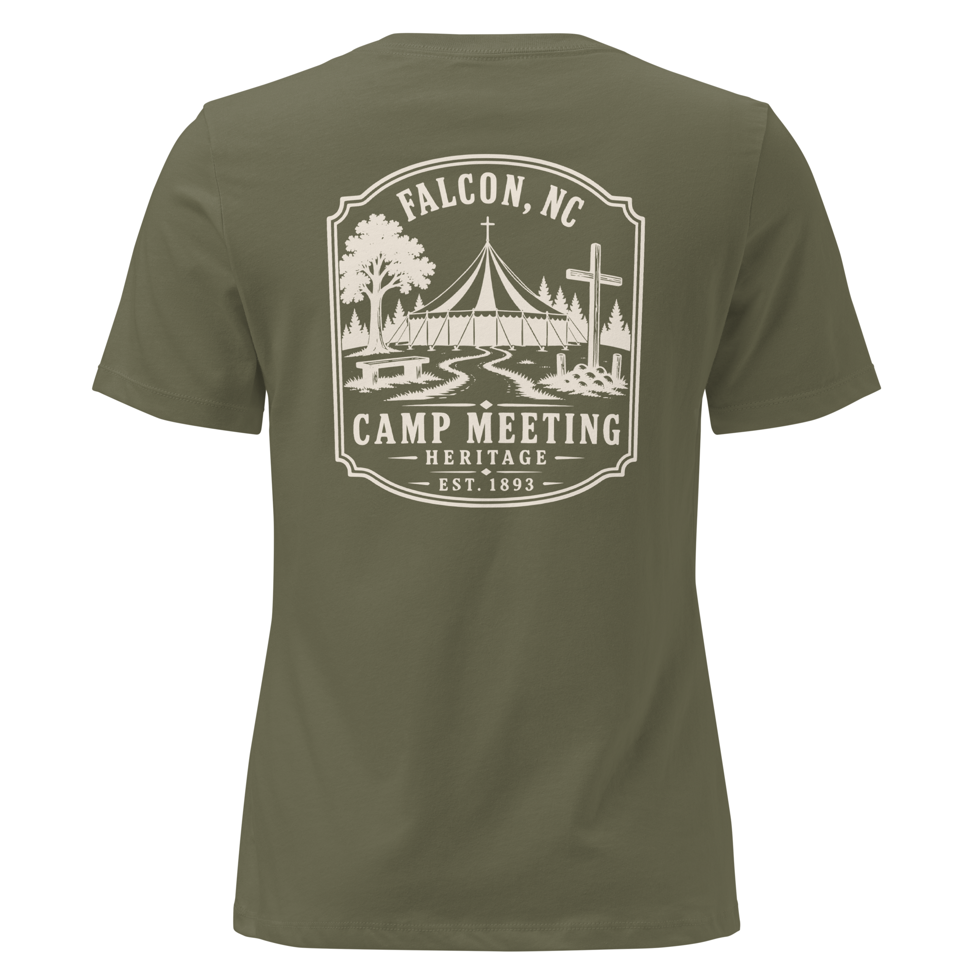 Falcon NC - Camp Meeting- Women's Relaxed T-Shirt