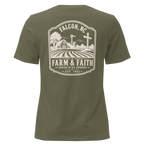 Falcon NC - Farm & Faith- Women's Relaxed T-Shirt