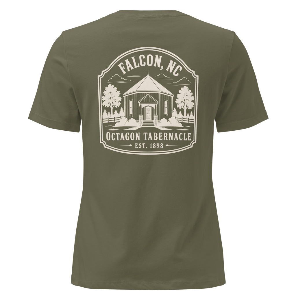 Falcon NC - Octagon Tabernacle 1- Women's Relaxed T-Shirt
