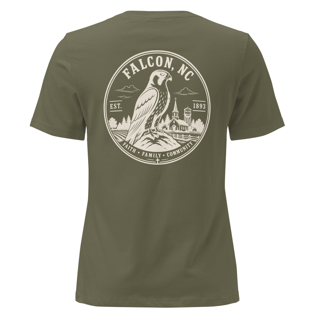 Falcon NC - Town of Falcon- Women's Relaxed T-Shirt