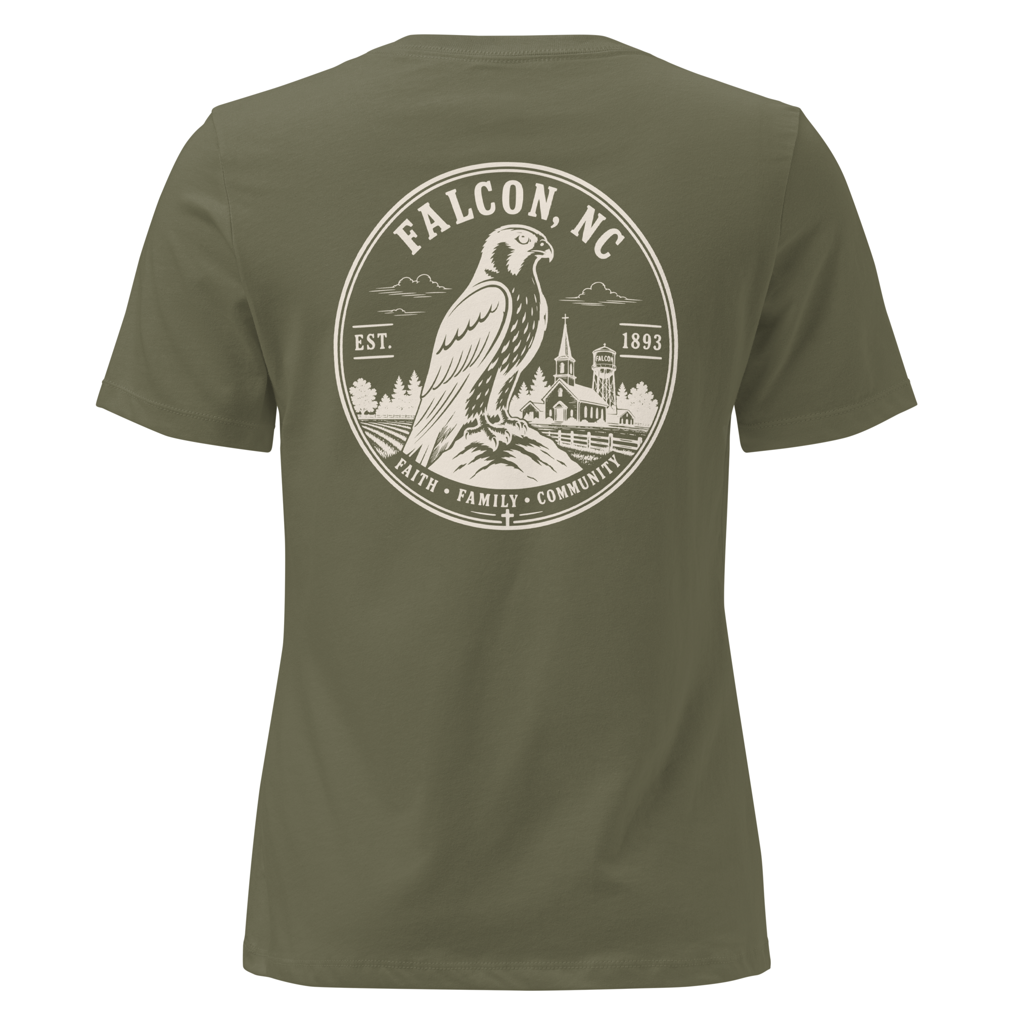 Falcon NC - Town of Falcon- Women's Relaxed T-Shirt