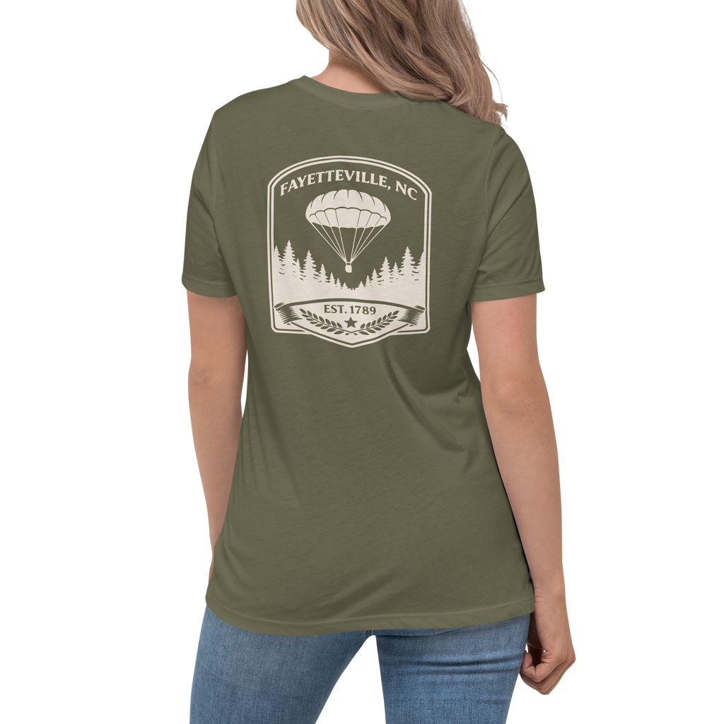 Fayetteville NC - Airborne- Women's Relaxed T-Shirt