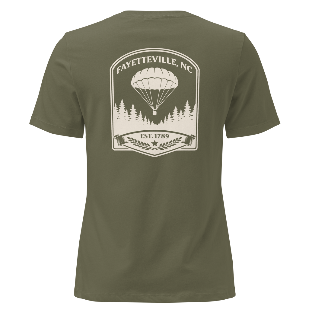 Fayetteville NC - Airborne- Women's Relaxed T-Shirt