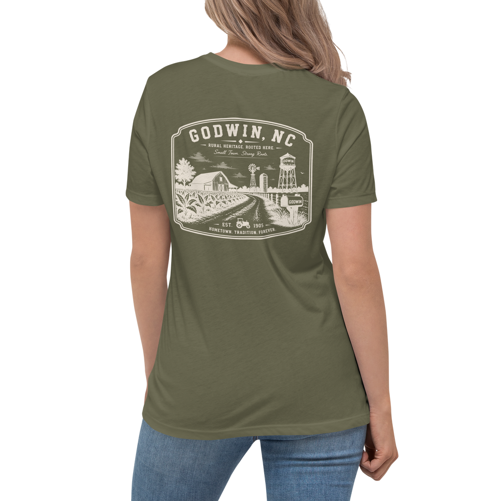 Godwin NC - Farm Roots- Women's Relaxed T-Shirt