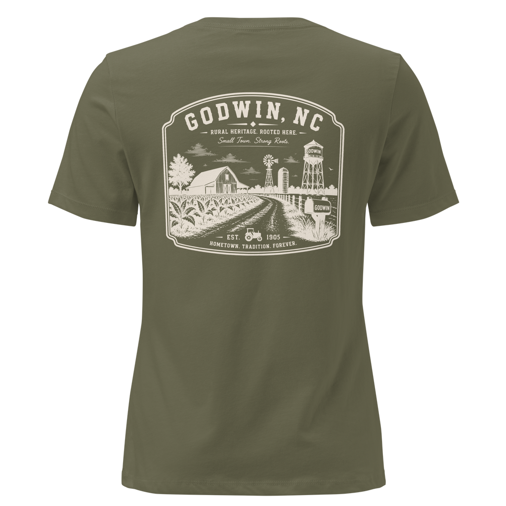 Godwin NC - Farm Roots- Women's Relaxed T-Shirt