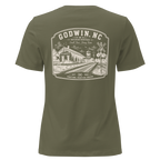 Godwin NC - Railroad Town- Women's Relaxed T-Shirt