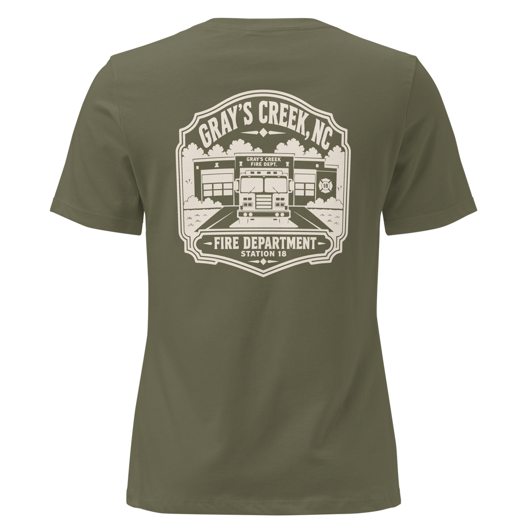 Gray's Creek NC - Station 18- Women's Relaxed T-Shirt