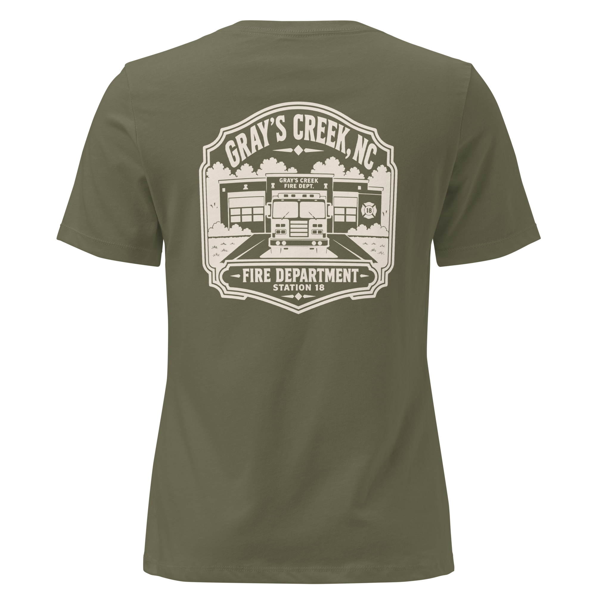 Gray's Creek NC - Station 18- Women's Relaxed T-Shirt