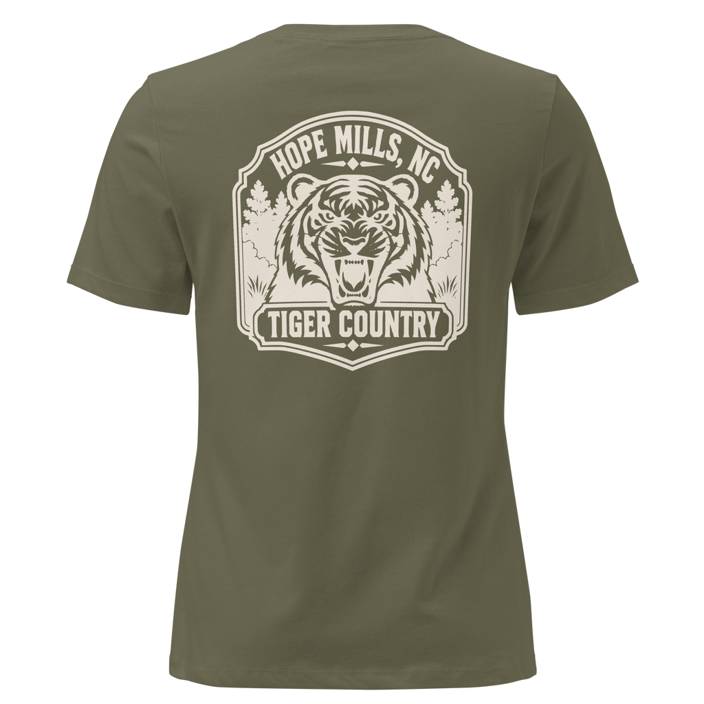 Hope Mills NC - Tiger Country- Women's Relaxed T-Shirt