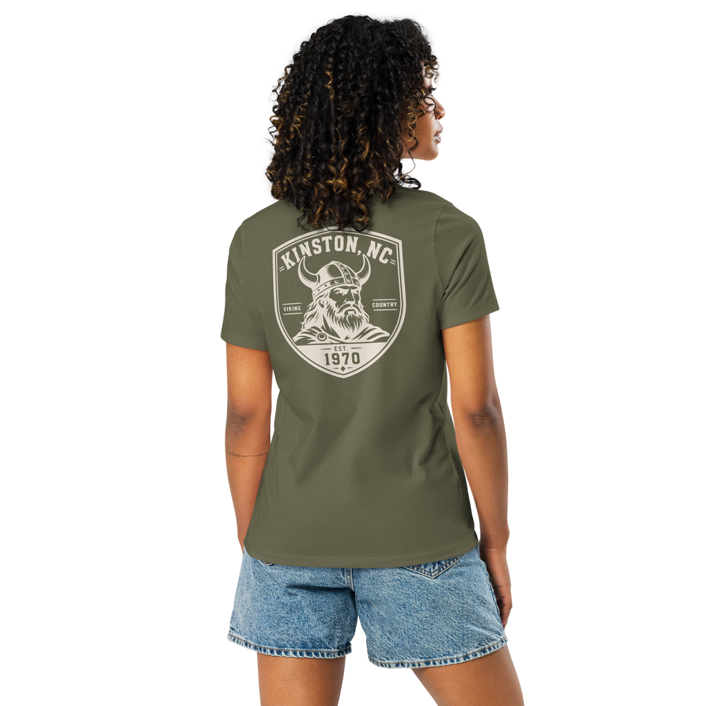 Kinston NC - Viking Country- Women's Relaxed T-Shirt