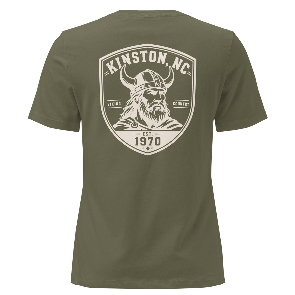 Kinston NC - Viking Country- Women's Relaxed T-Shirt