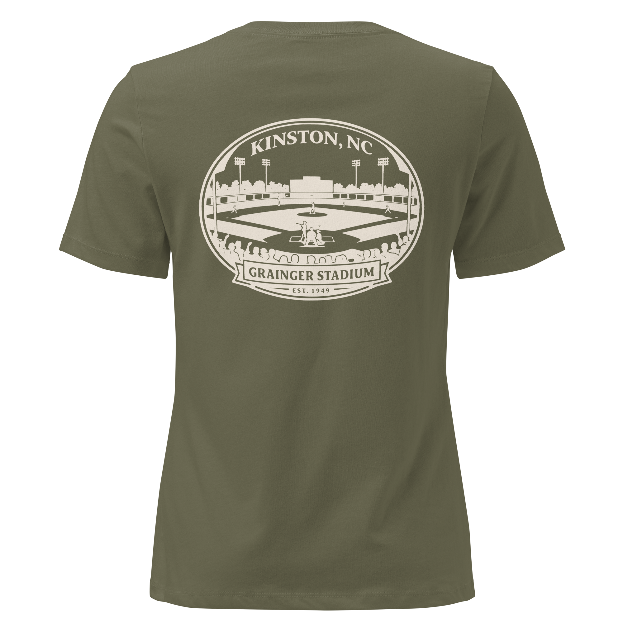 Kinston NC - Grainger Stadium- Women's Relaxed T-Shirt