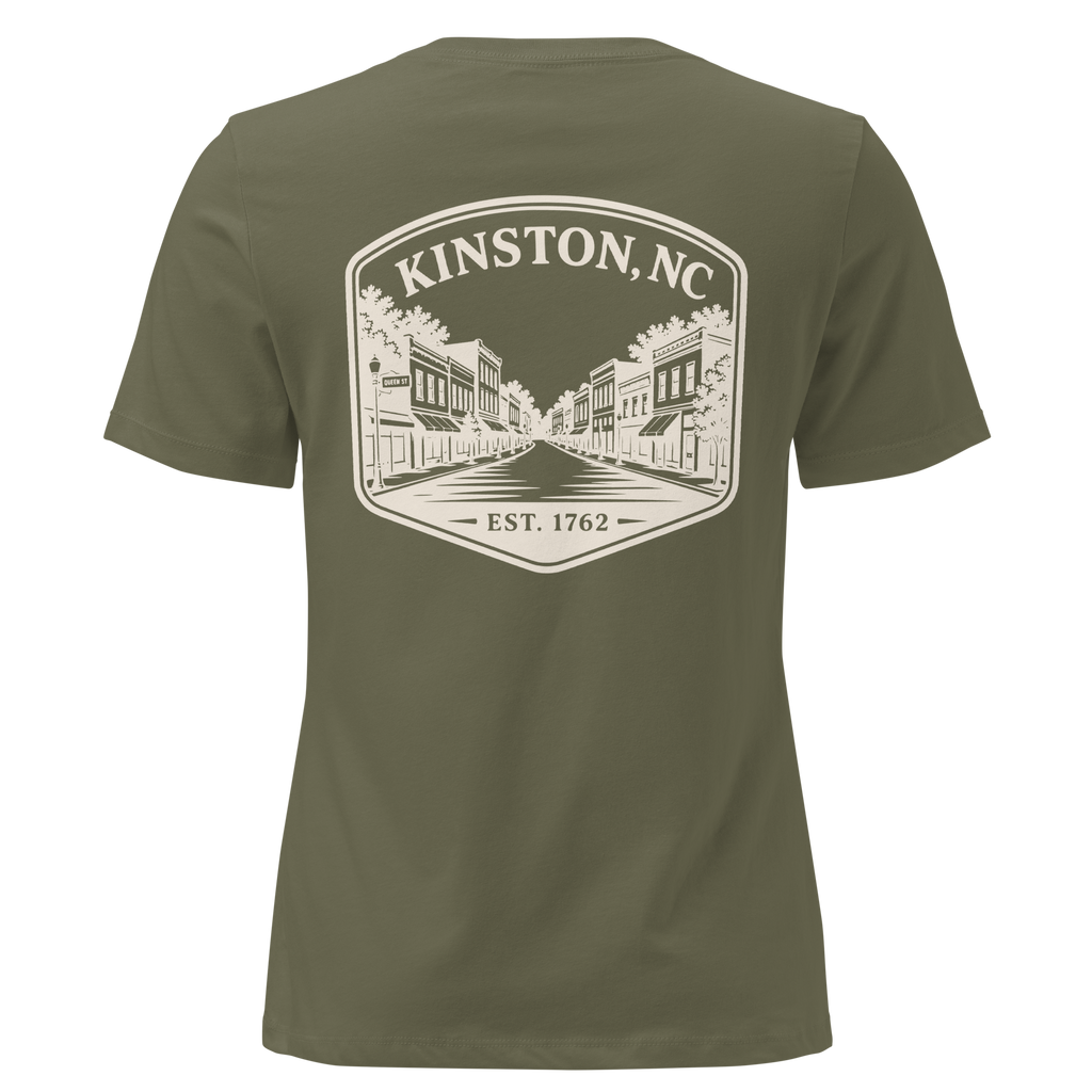 Kinston NC - Downtown Kinston- Women's Relaxed T-Shirt