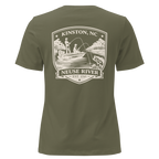 Kinston NC - Neuse River Fishing- Women's Relaxed T-Shirt